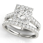 Round Diamond Halo Engagement Ring
