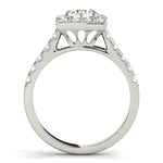 Round Diamond Halo Engagement Ring