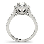Round Diamond Halo Engagement Ring | 1.0 CT Center