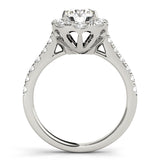 Round Diamond Halo Engagement Ring | 1.0 CT Center