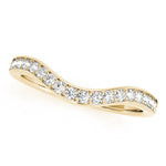 14K Yellow Gold Multi-Diamond Wedding Band