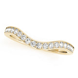 14K Yellow Gold Multi-Diamond Wedding Band
