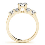 14K Yellow Gold 1.24ctw Round Diamond Engagement Ring