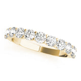 14K Yellow Gold 1 ct Diamond Wedding Ring
