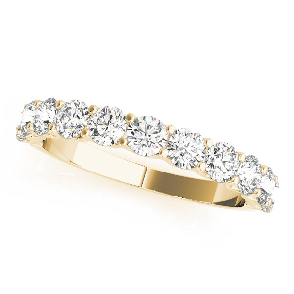 14K Yellow Gold 1 ct Diamond Wedding Ring