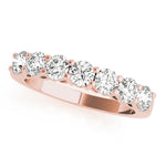 18K Rose Gold Diamond Wedding Ring