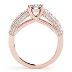 14K Rose Gold 2.3 ctw Diamond Trellis Ring
