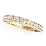 14K Yellow Gold 1/3 ct Diamond Wedding Band