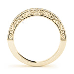 14K Yellow Gold 1/3 ct Diamond Wedding Band