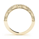 14K Yellow Gold 1/3 ct Diamond Wedding Band