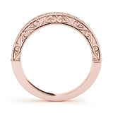 14K Rose Gold Diamond Wedding Ring