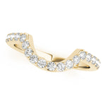 14K Yellow Gold 1/3 ct Diamond Wedding Band