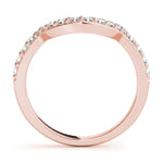 14K Rose Gold Diamond Wedding Ring