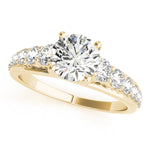 14K Yellow Gold 1 ct Diamond Engagement Ring