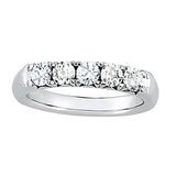 5-Stone Round Diamond Wedding Band