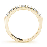 14K Yellow Gold 1/4 CT Diamond Wedding Band