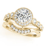 14K Yellow Gold 1.33ctw Round Diamond Engagement Ring