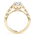 14K Yellow Gold 1.33ctw Round Diamond Engagement Ring
