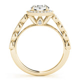 14K Yellow Gold 1.33ctw Round Diamond Engagement Ring