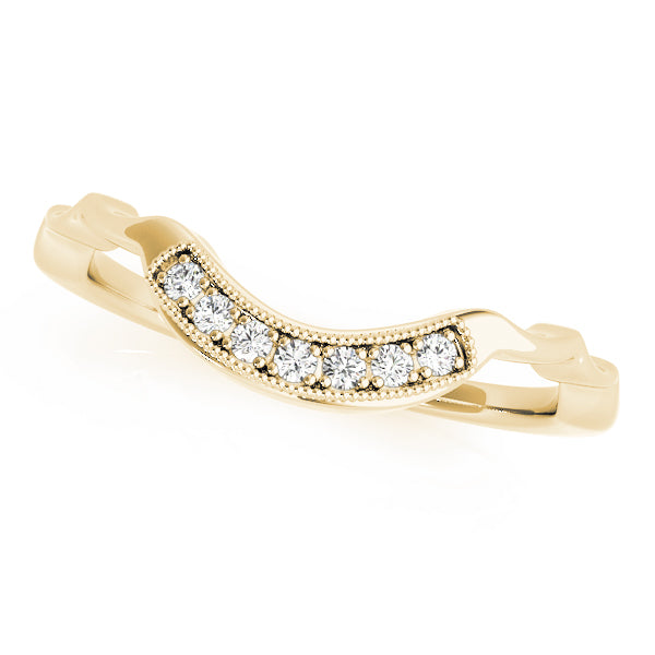 18K Yellow Gold Diamond Wedding Ring