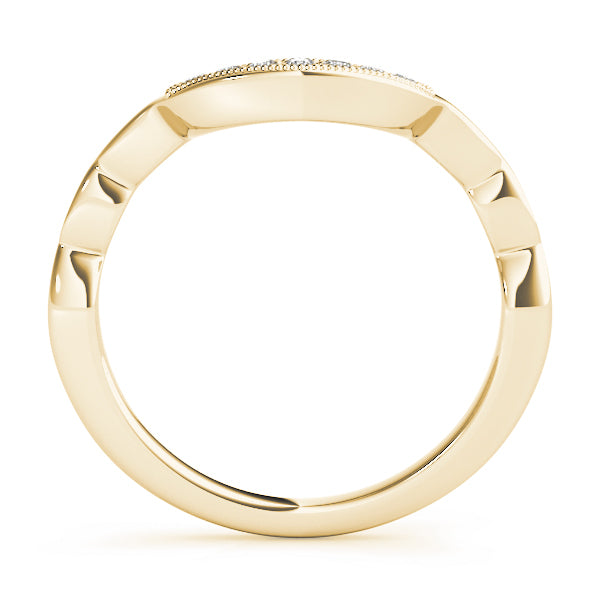 18K Yellow Gold Diamond Wedding Ring