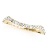 14K Yellow Gold Diamond Wedding Ring