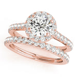 14K Rose Gold 1.33ctw Round Diamond Engagement Ring