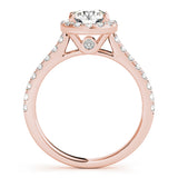 14K Rose Gold 1.33ctw Round Diamond Engagement Ring
