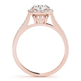 14K Rose Gold 1.33ctw Round Diamond Engagement Ring