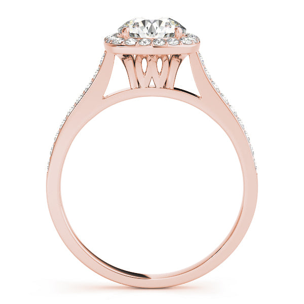 14K Rose Gold 1.33ctw Round Diamond Engagement Ring