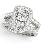 Round Diamond Halo Engagement Ring