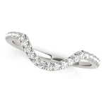 14K Yellow Gold 1/8 ct Diamond Wedding Band