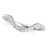 14K Yellow Gold 1/8 ct Diamond Wedding Band