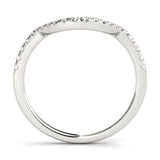 14K Yellow Gold 1/8 ct Diamond Wedding Band