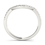 14K Rose Gold Diamond Wedding Ring