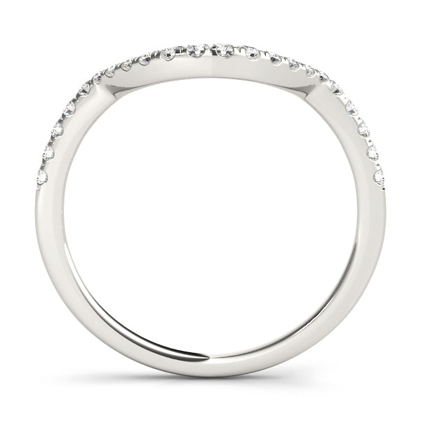 14K Rose Gold Diamond Wedding Ring