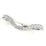 14K Yellow Gold 1/6 ct Diamond Wedding Band