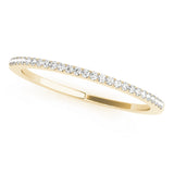 18K Yellow Gold Multi-Diamond Wedding Band