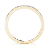 18K Yellow Gold Multi-Diamond Wedding Band