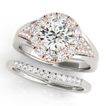 18K Rose Gold 1.5 ctw Round Diamond Engagement Ring