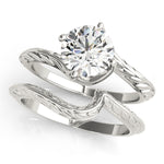 1.0 CT Round Diamond Solitaire Engagement Ring
