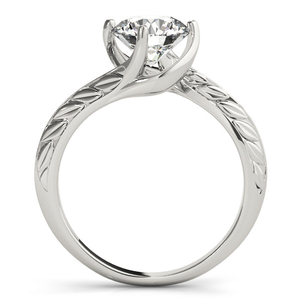 1.0 CT Round Diamond Solitaire Engagement Ring