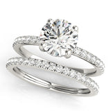 Round Diamond Halo Engagement Ring
