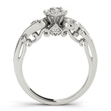 Marquise Diamond Halo Engagement Ring | 1.0 CT Center