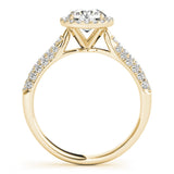 14K Yellow Gold 1.33ctw Round Diamond Engagement Ring