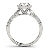 Round Diamond Halo Engagement Ring | 1 CT