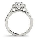 Premium Round Diamond Halo Engagement Ring