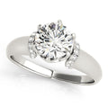 Vintage 0.5CT Round Diamond Engagement Ring