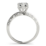 Vintage 1.0 CT Round Diamond Engagement Ring