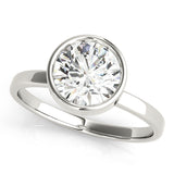 1.0 CT Round Diamond Engagement Solitaire Ring